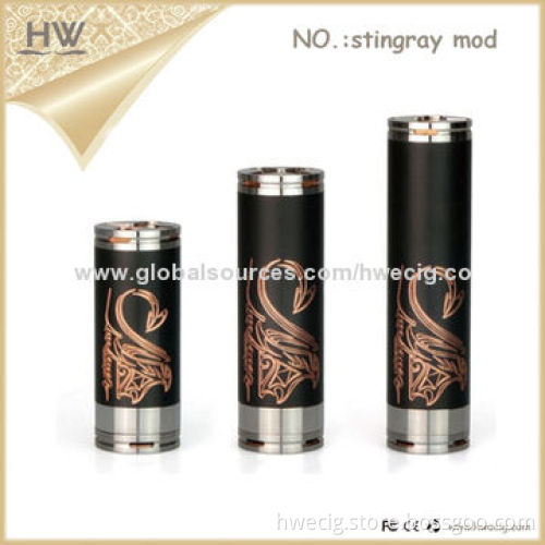 Hongwei 2014 New Arrival Best Selling Stingray Electronic Cigarettes 18650/26650 Mod, CE, RoHS Marks